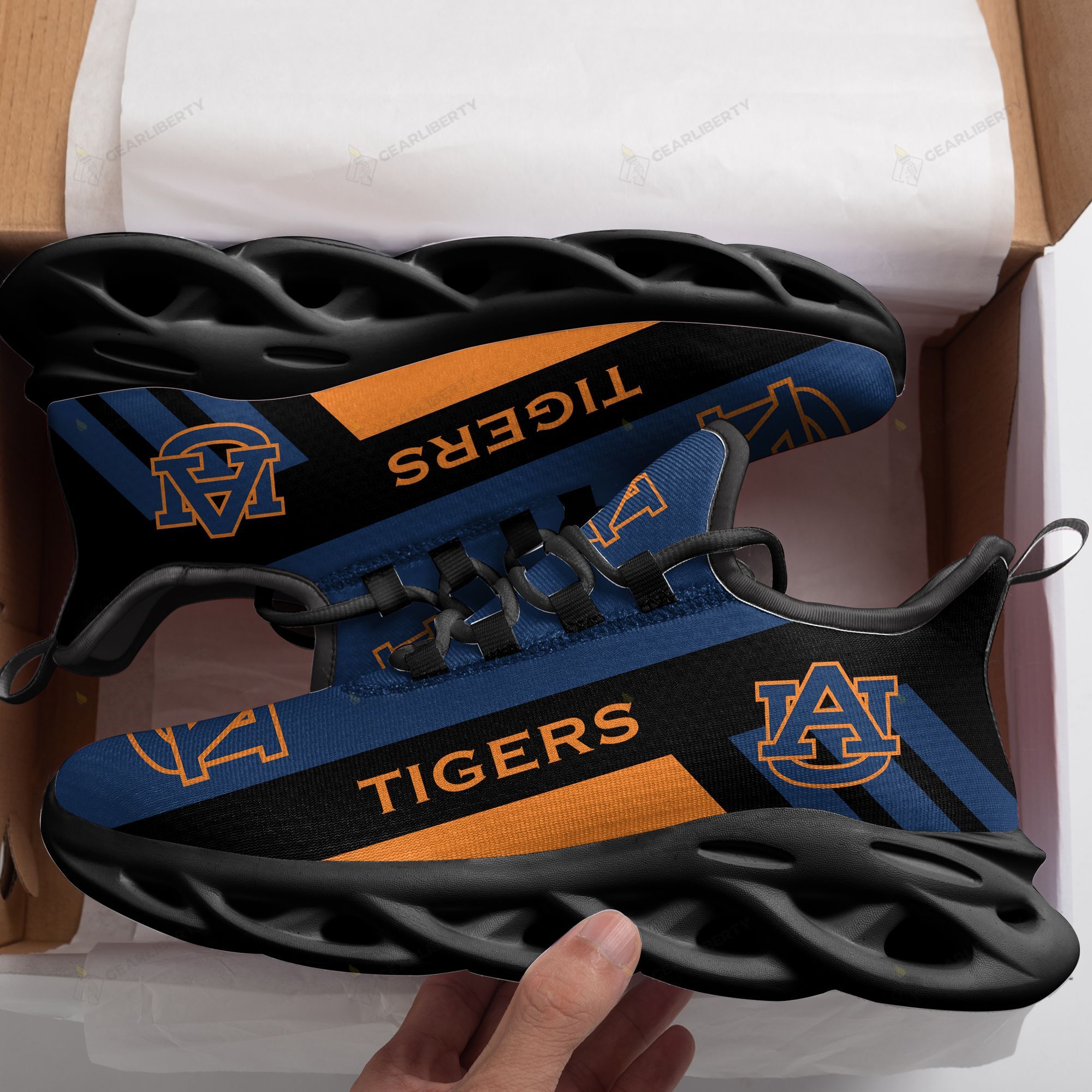 NCAA Auburn Tigers Max Soul Clunky Sneaker 1