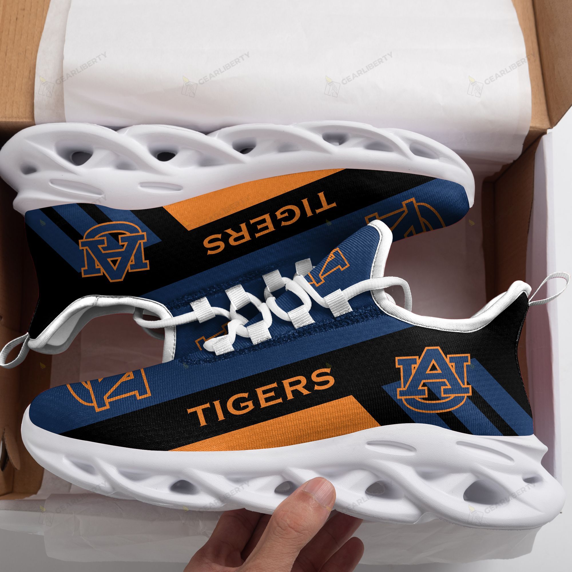 NCAA Auburn Tigers Max Soul Clunky Sneaker 3