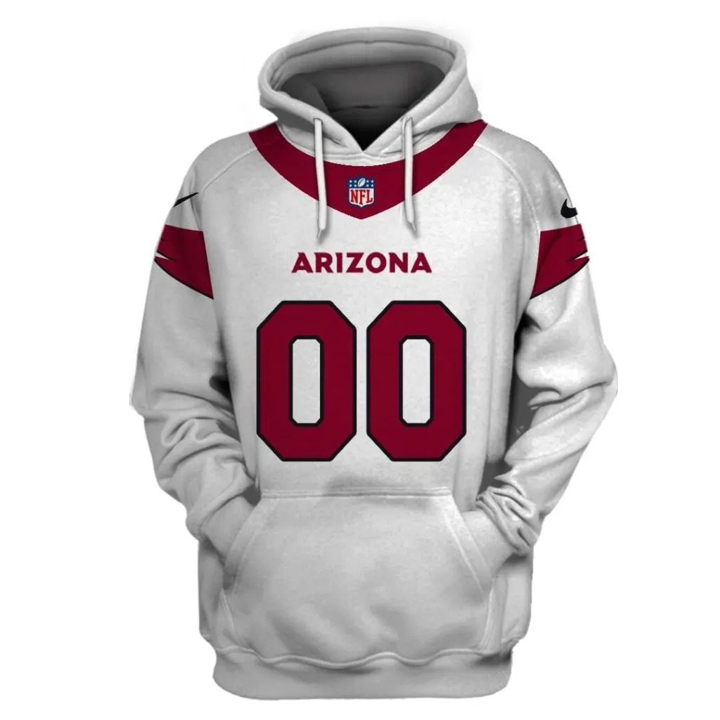 NFL Arizona Cardinals Custom Name Number 3D Full Print Shirt 1