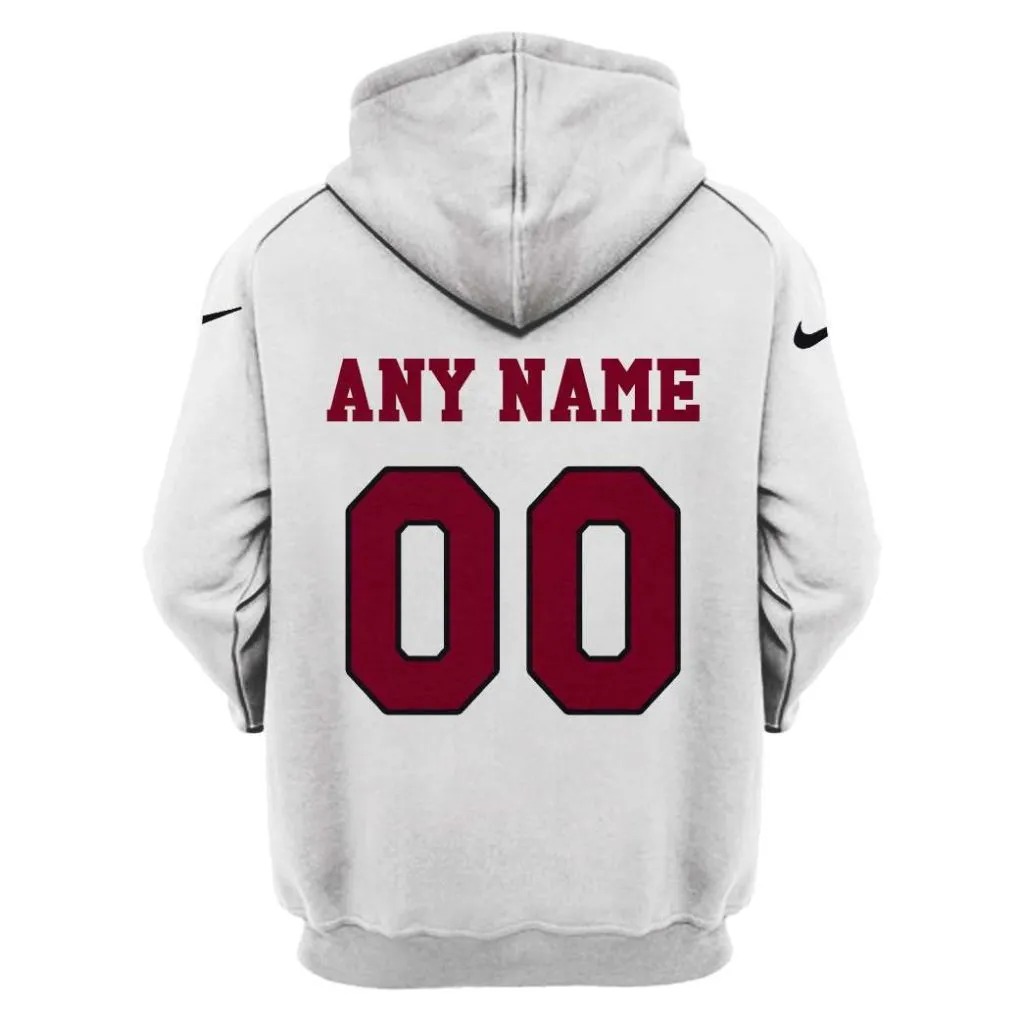 NFL Arizona Cardinals Custom Name Number 3D Full Print Shirt 2