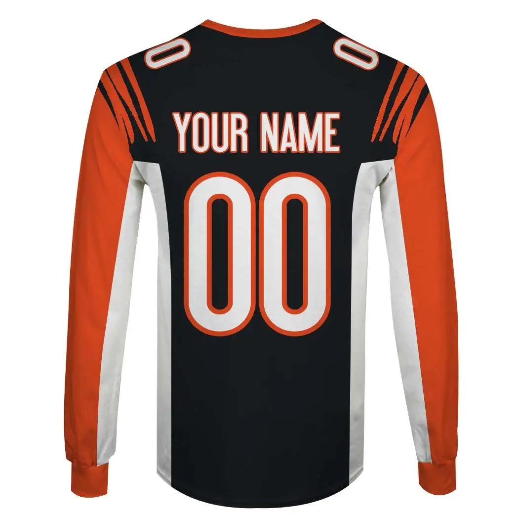 NFL Cincinnati Bengals Custom Name Number 3D Full Print Shirt 4