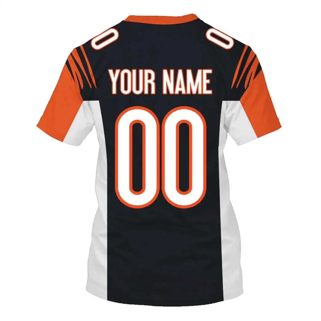 NFL Cincinnati Bengals Custom Name Number 3D Full Print Shirt 6