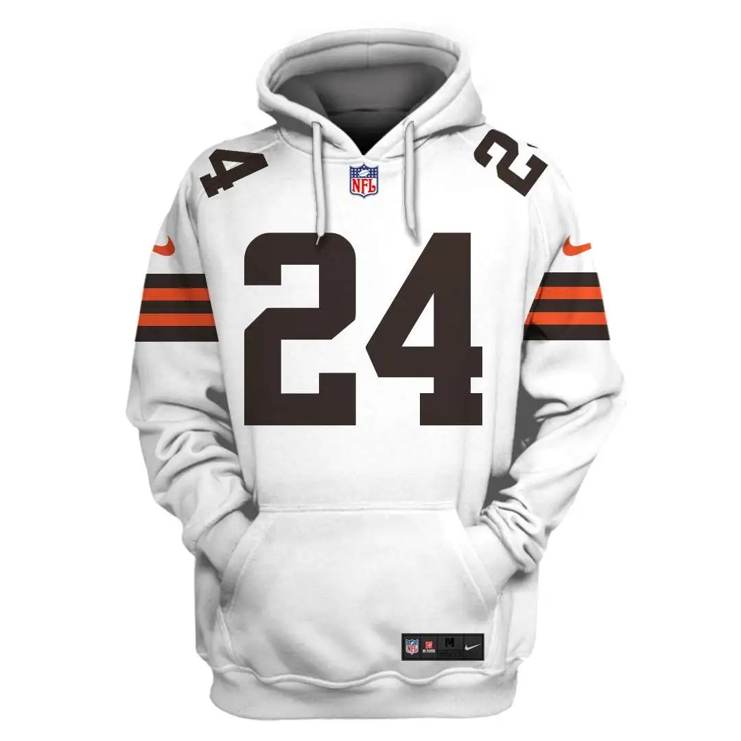 NFL Cleveland Browns Custom Name Number 3D Full Print Shirt 1