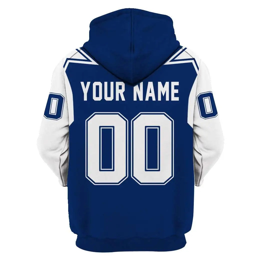 NFL Dallas Cowboys Custom Name Number 3D Full Print Shirt 4