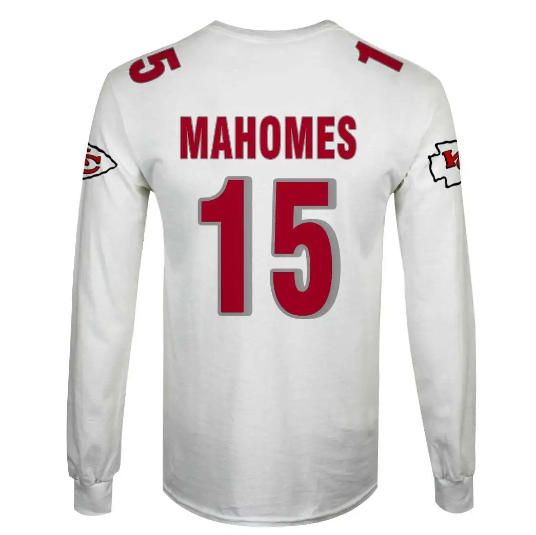 NFL Kansas City Chiefs Custom Name Number 3D Full Print Shirt 4