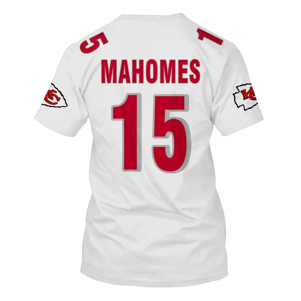 NFL Kansas City Chiefs Custom Name Number 3D Full Print Shirt 6