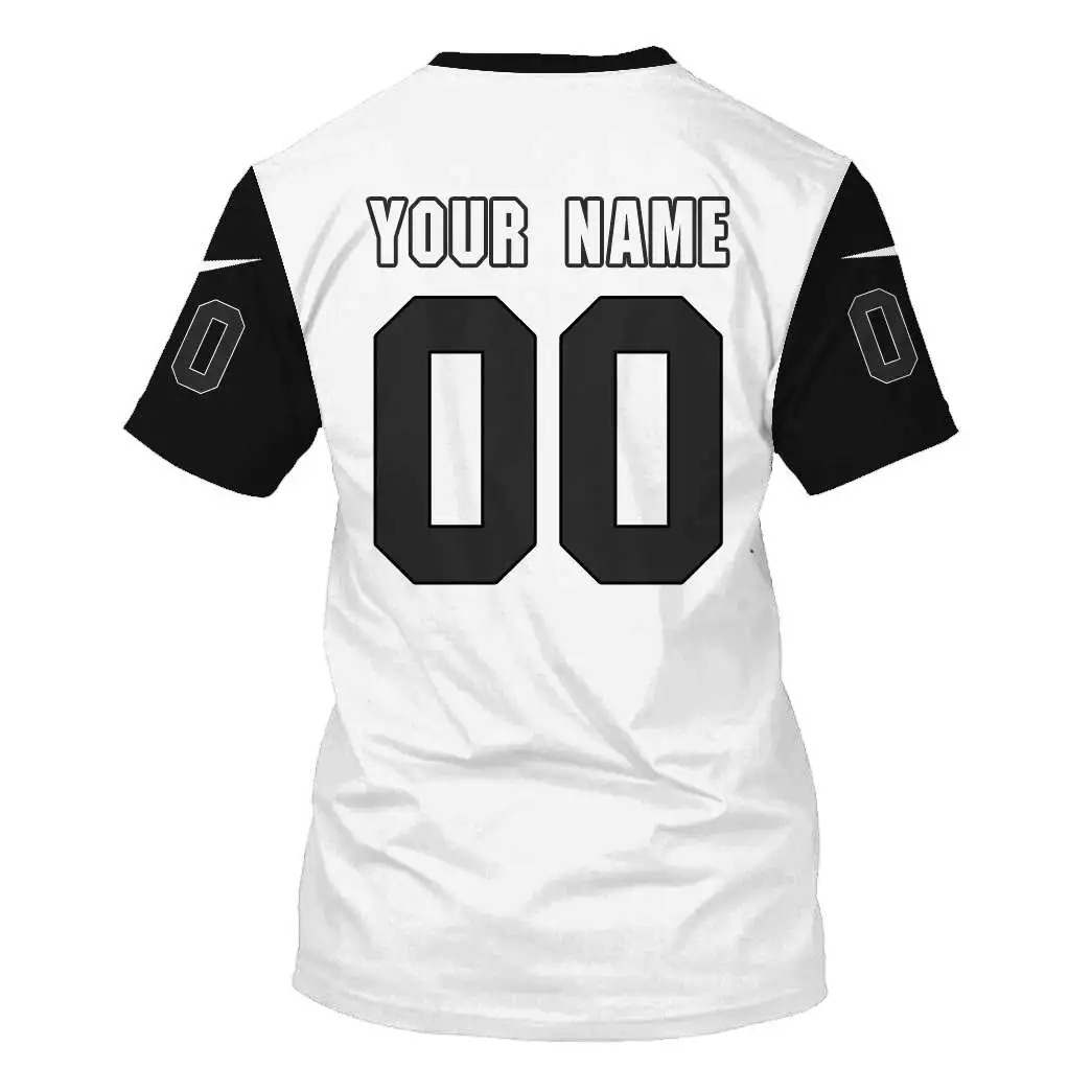 NFL Las Vegas Raiders Custom Name Number 3D Full Print Shirt 6