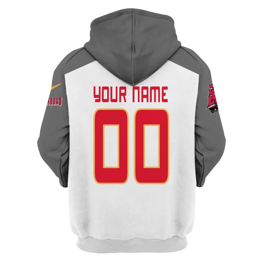 NFL Tampa Bay Buccaneers Custom Name Number 3D Full Print Shirt 2