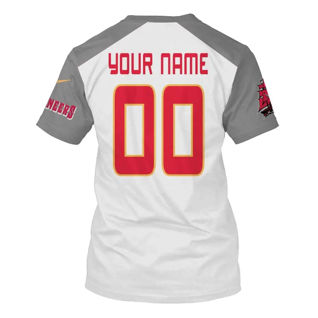 NFL Tampa Bay Buccaneers Custom Name Number 3D Full Print Shirt 6