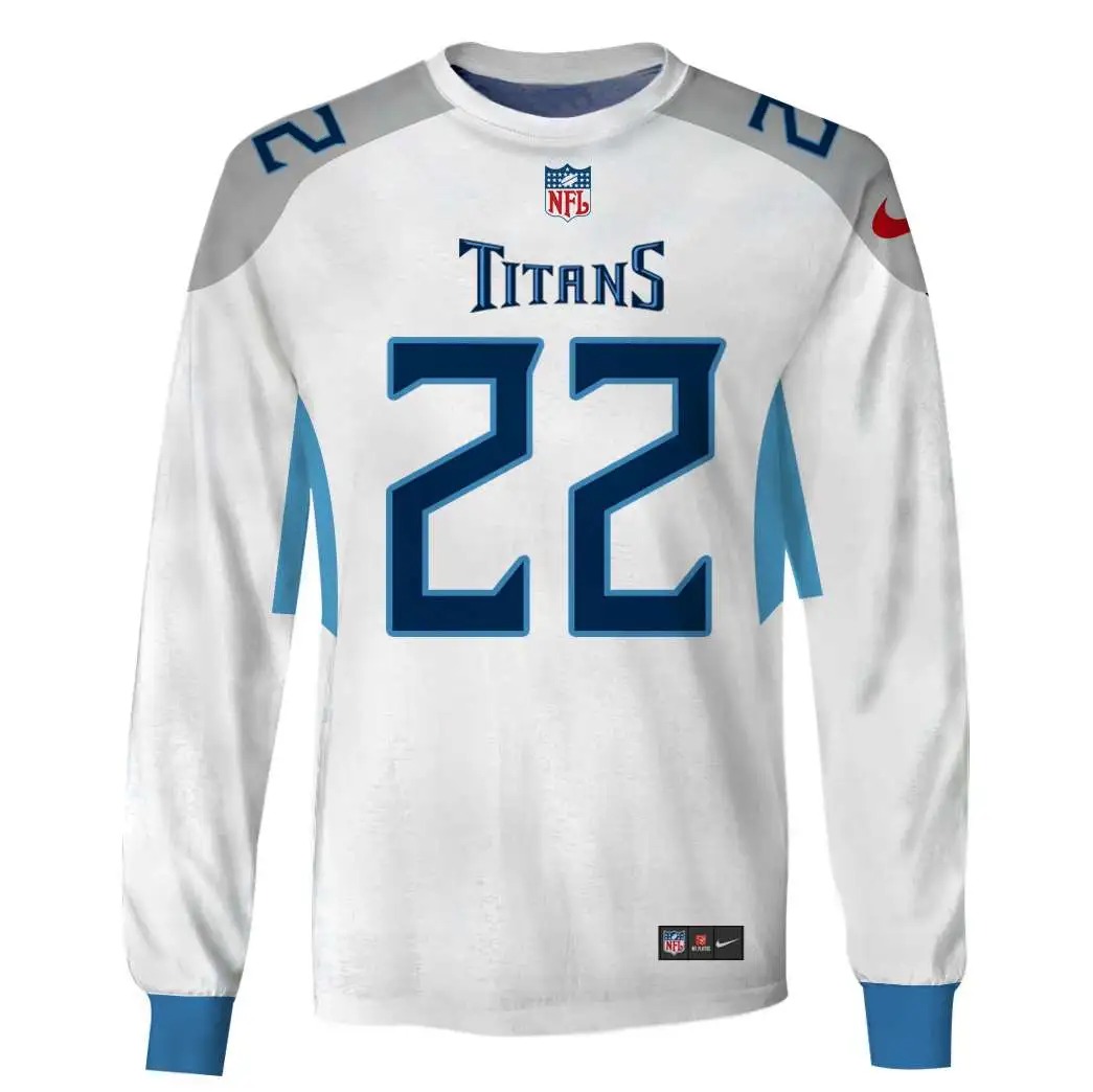 NFL Tennessee Titans Custom Name Number 3D Full Print Shirt 3