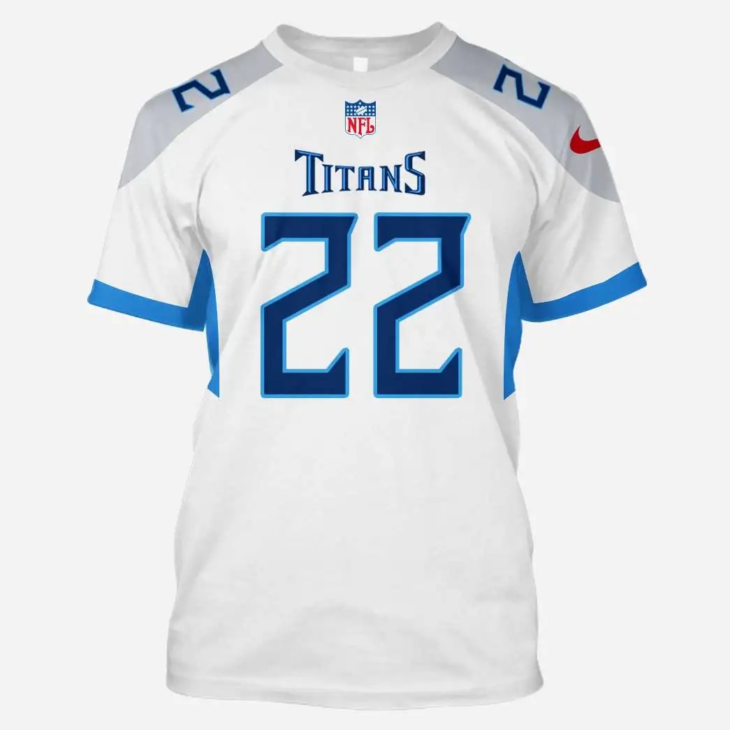 NFL Tennessee Titans Custom Name Number 3D Full Print Shirt 5