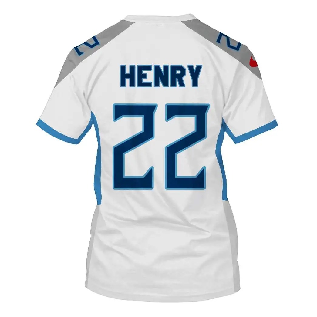 NFL Tennessee Titans Custom Name Number 3D Full Print Shirt 6