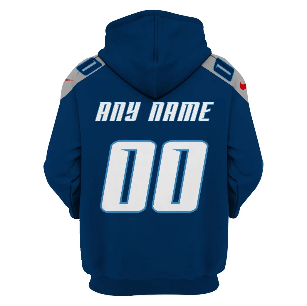 NFL Tennessee Titans Personalized Name With Number 3D Full Print Shirt 2