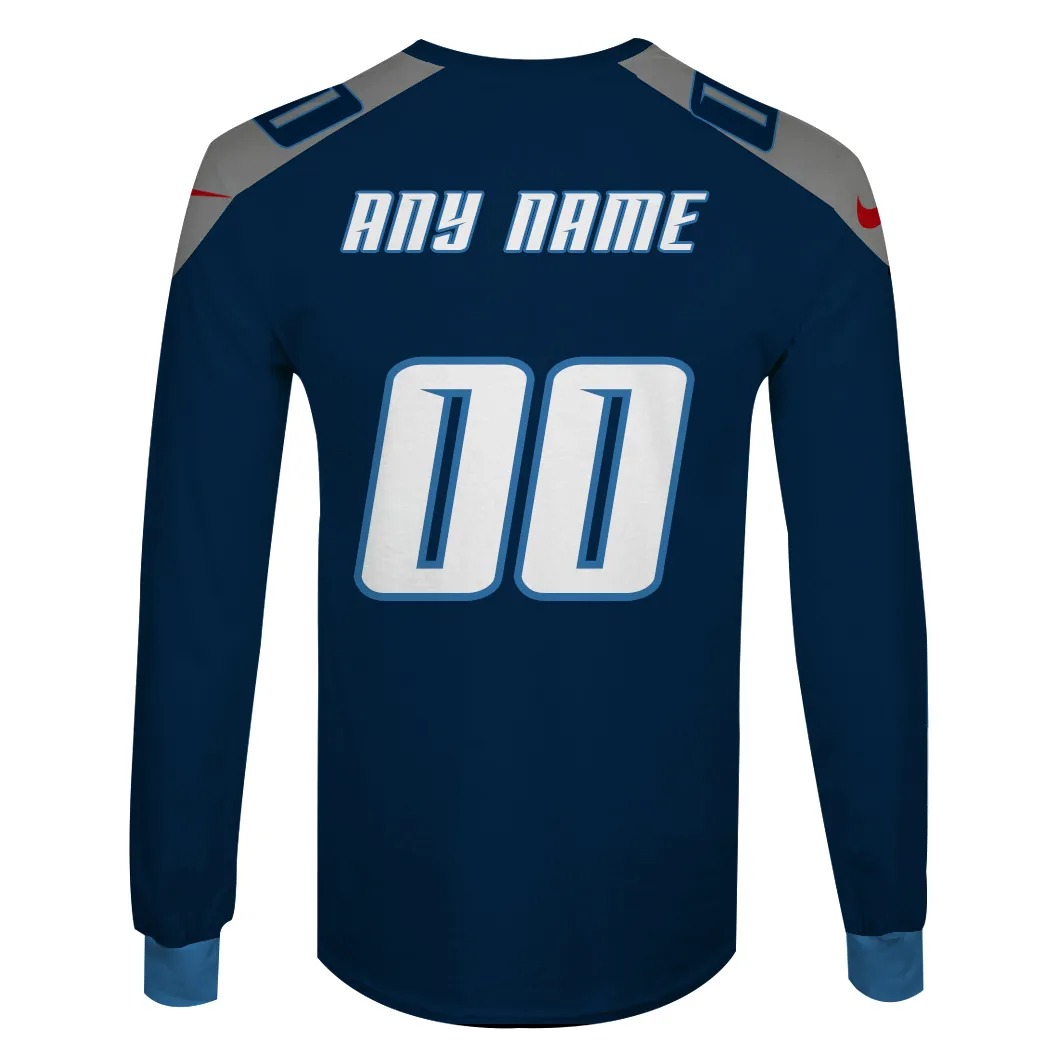 NFL Tennessee Titans Personalized Name With Number 3D Full Print Shirt 4