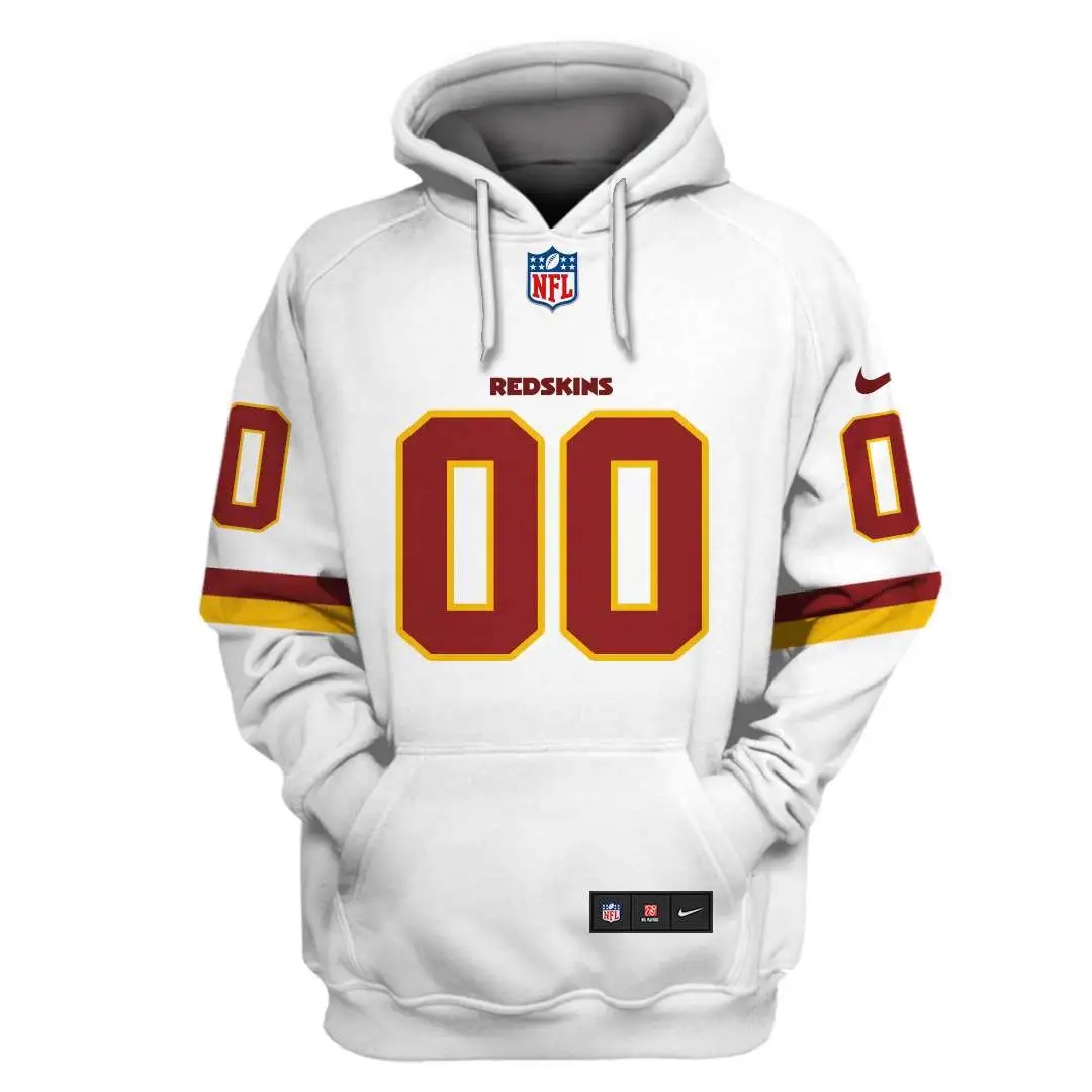 NFL Washington Football Team Custom Name Number 3D Full Print Shirt 1