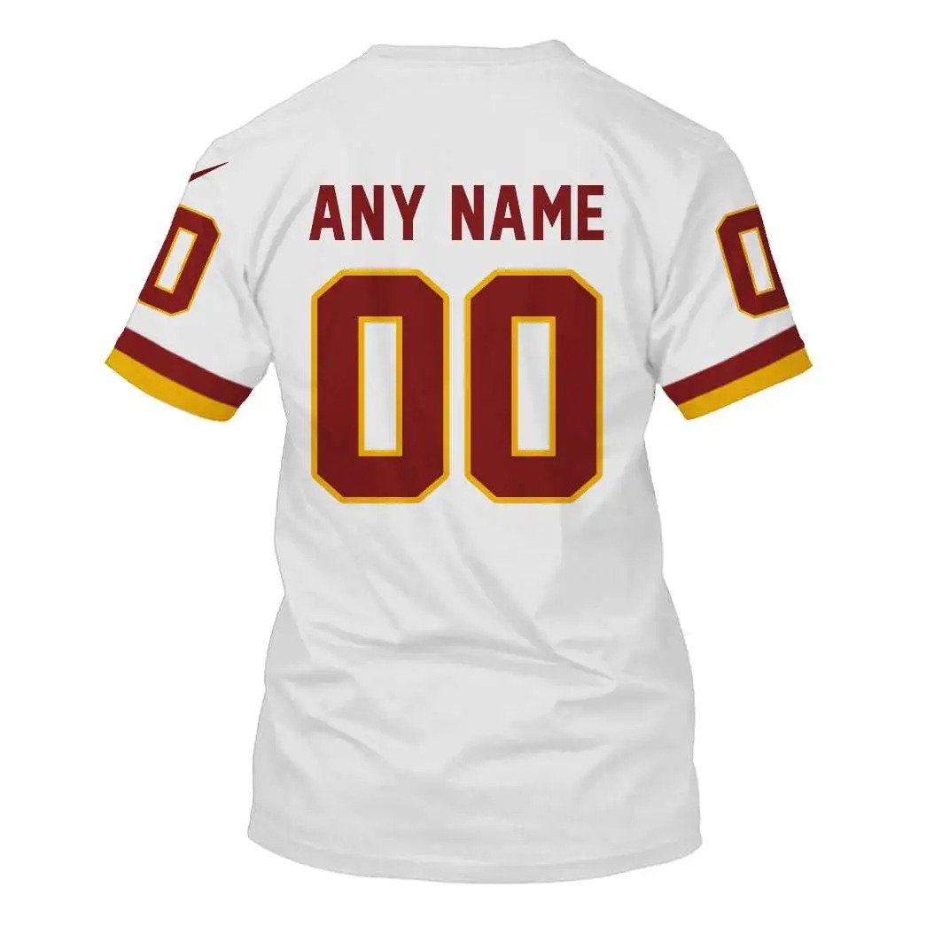 NFL Washington Football Team Custom Name Number 3D Full Print Shirt 6