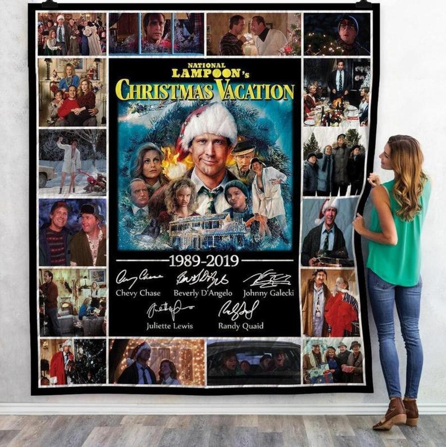 National Lampoons Christmas Vacation Quilt Blanket