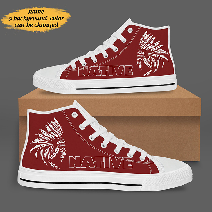 Native American high Top Shoes3