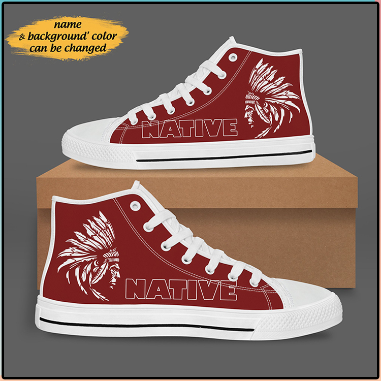 Native American high Top Shoes8