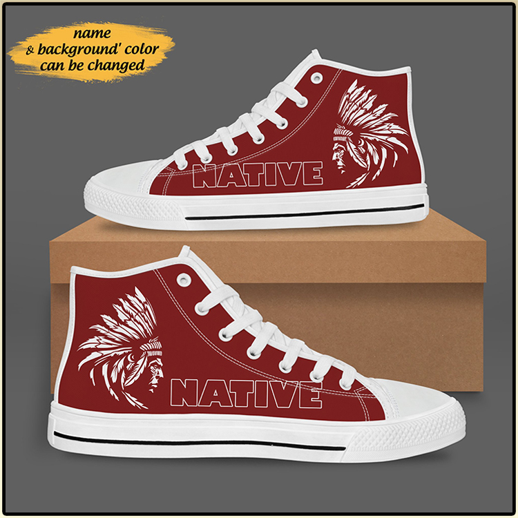 Native American high Top Shoes9