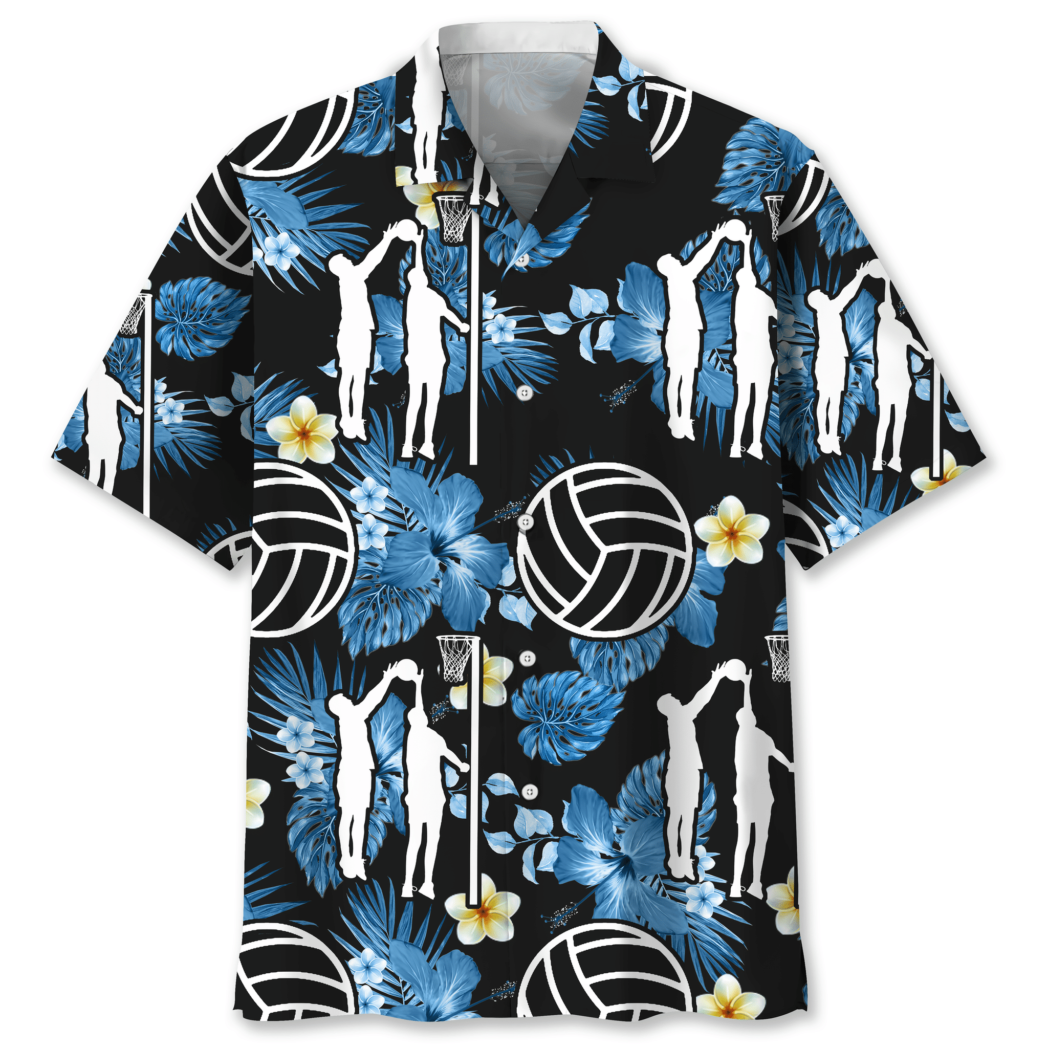 Netball nature Hawaiian shirt and short – LIMITED EDITION