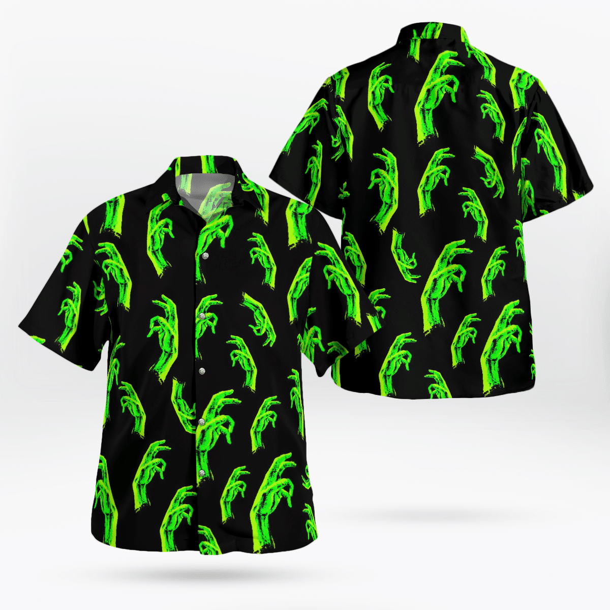 Night of the living dead horror movie Hawaiian shirt