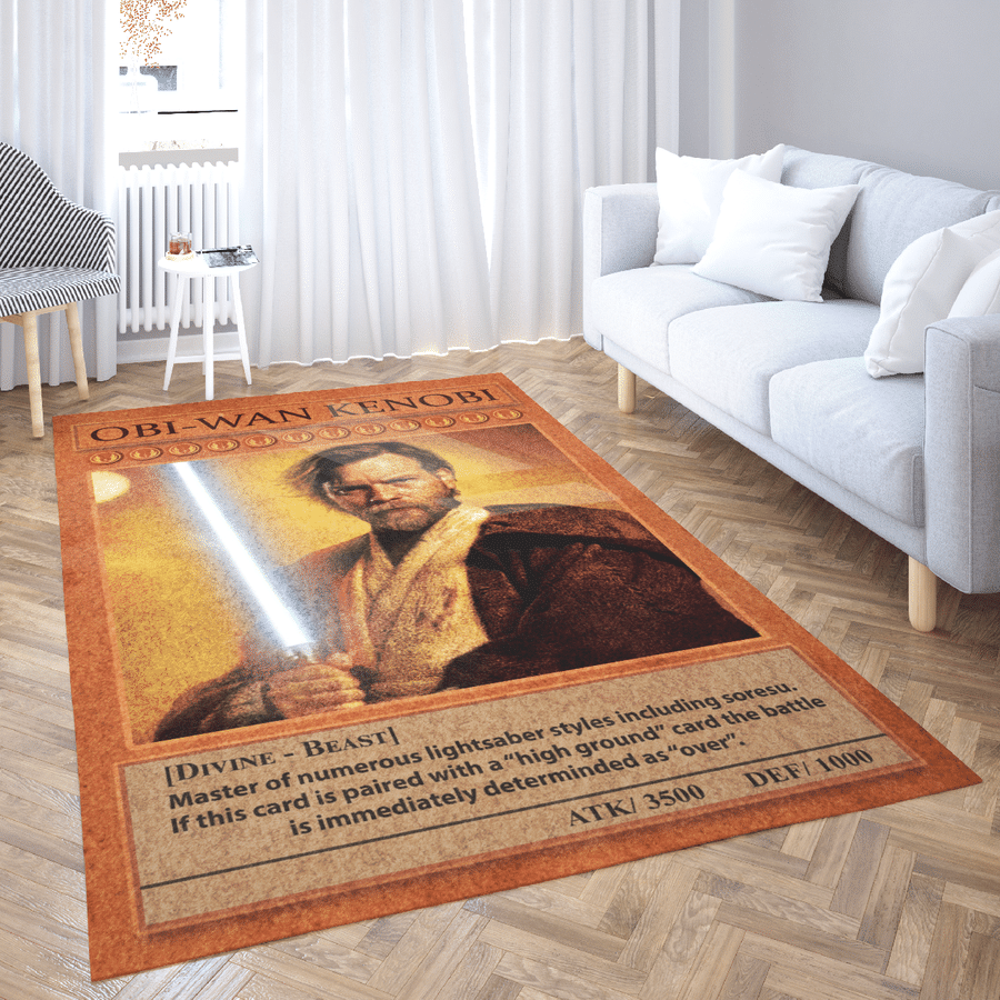 O Bi Wan Kenobi Star Wars rug