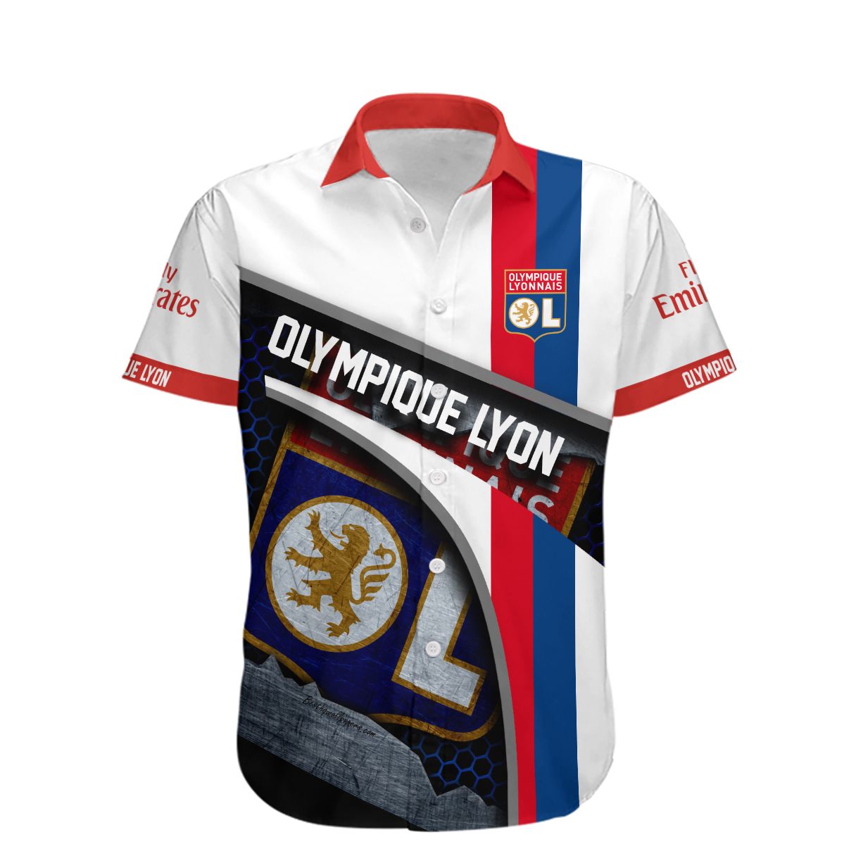 Olympique Lyonnais Hawaiian shirt 1