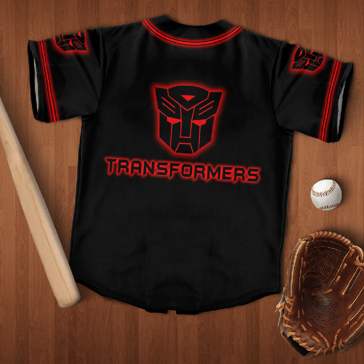 Optimus Prime Transformer Jersey Baseball Shirt5
