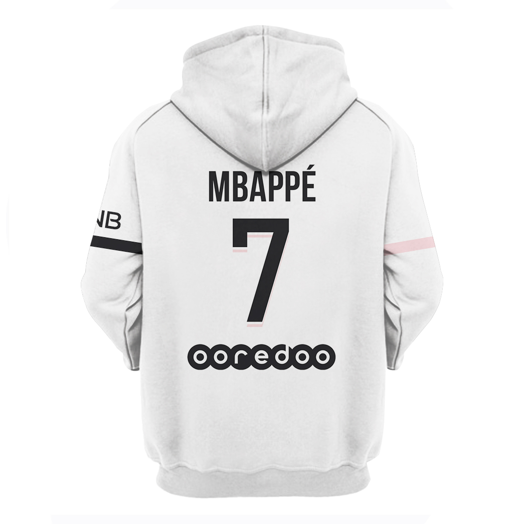 PSG Mbappe 3d hoodie and shirt