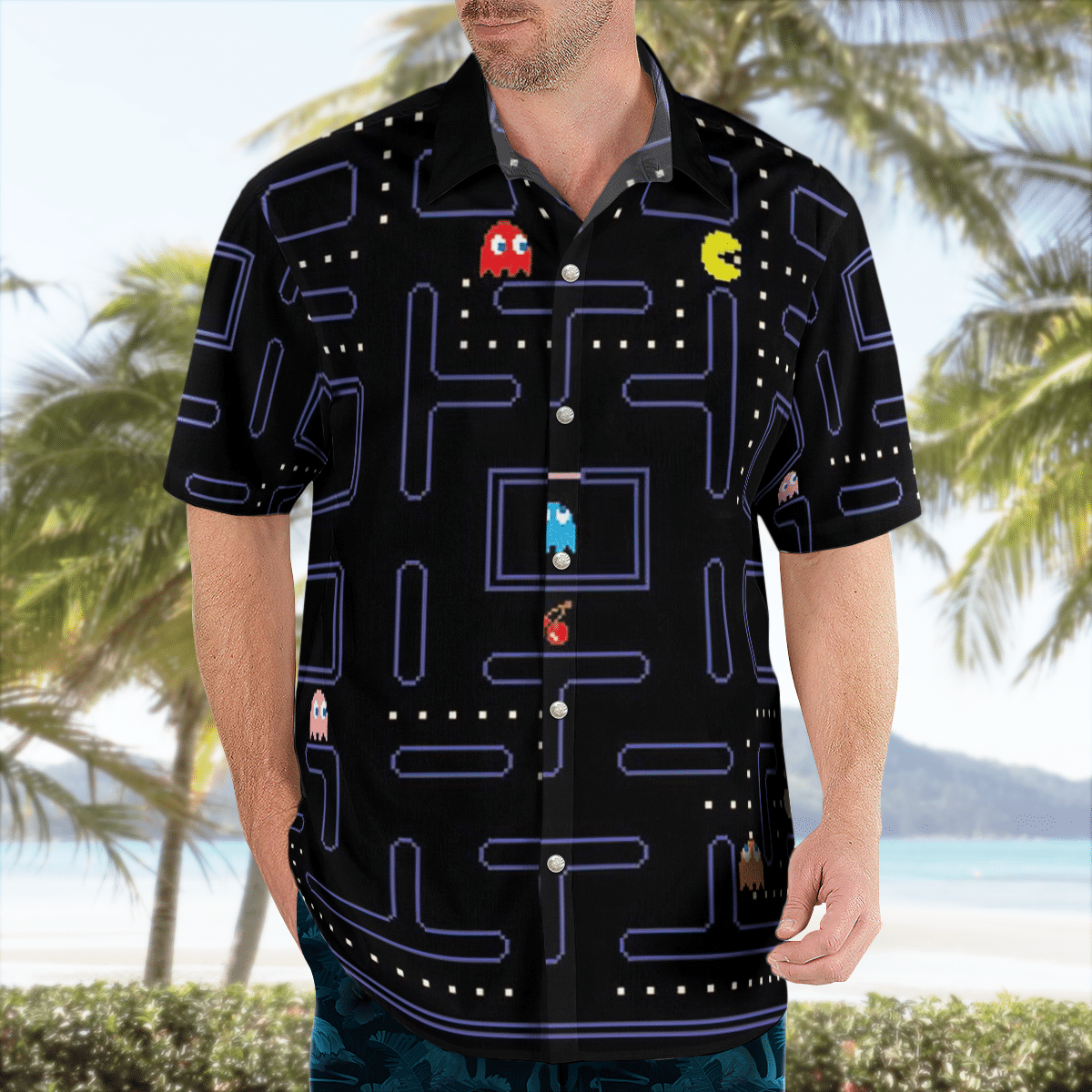Pacman Hawaiian shirt 2