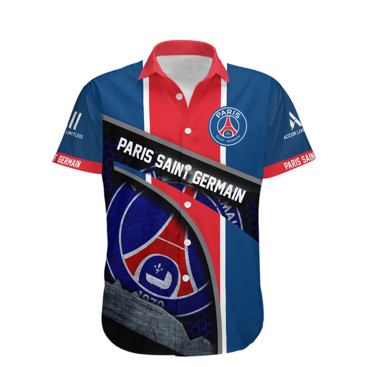 Paris Saint Germain Hawaiian shirt 1