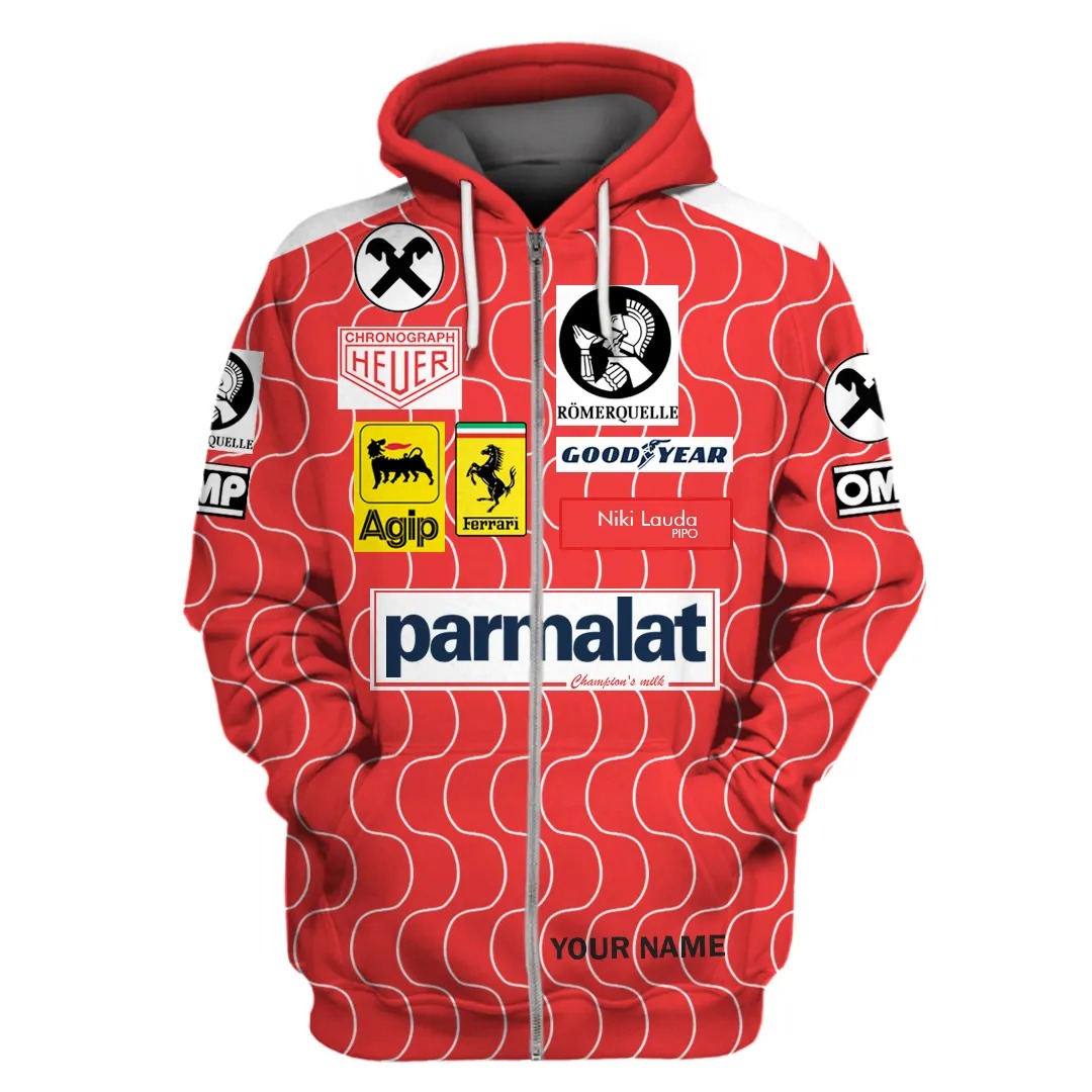 Parmalat Racing Team Personalized 3D All Over Print Shirt 1