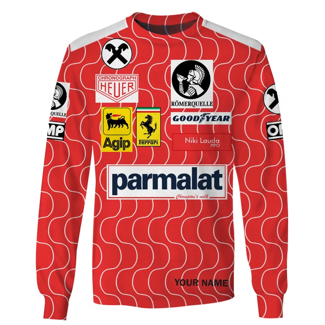 Parmalat Racing Team Personalized 3D All Over Print Shirt 2