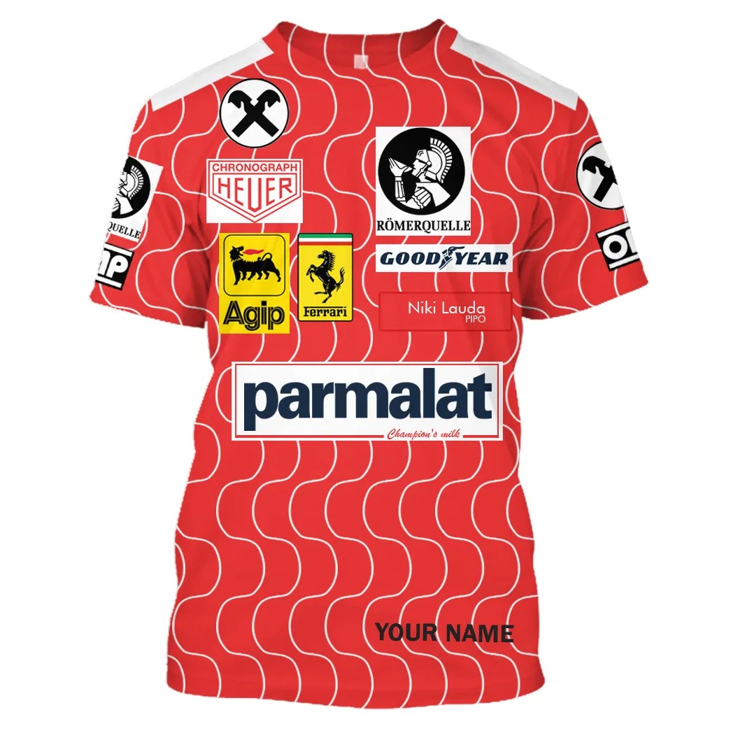 Parmalat Racing Team Personalized 3D All Over Print Shirt – Hothot 030821
