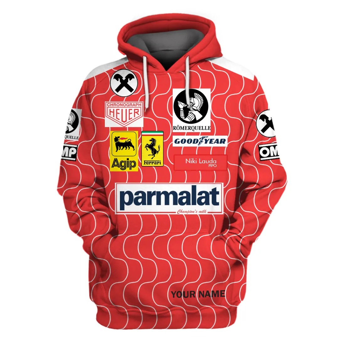 Parmalat Racing Team Personalized 3D All Over Print Shirt