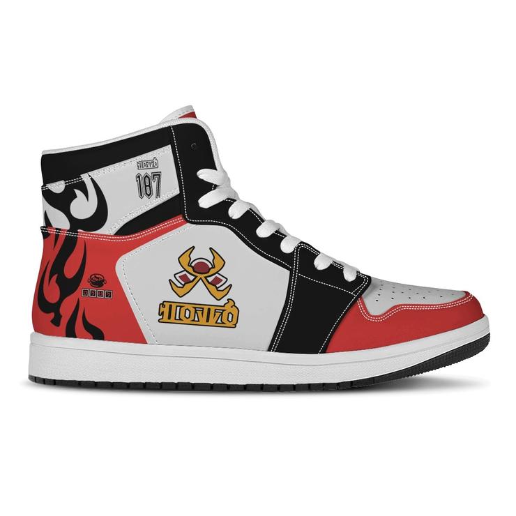 Pokemon Fire uniform air jordan high top Sneakers1