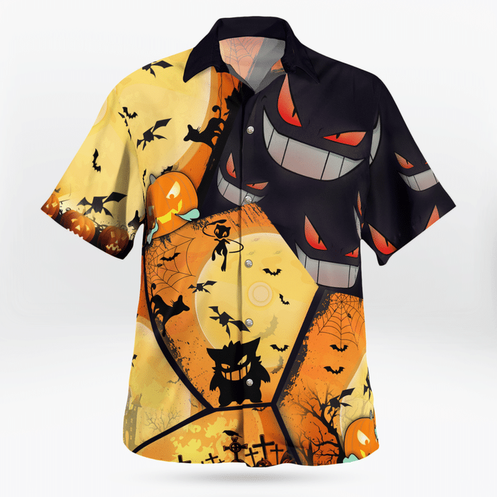 Gengar Pokemon Halloween Hawaiian shirt and short – LIMITED EDITION