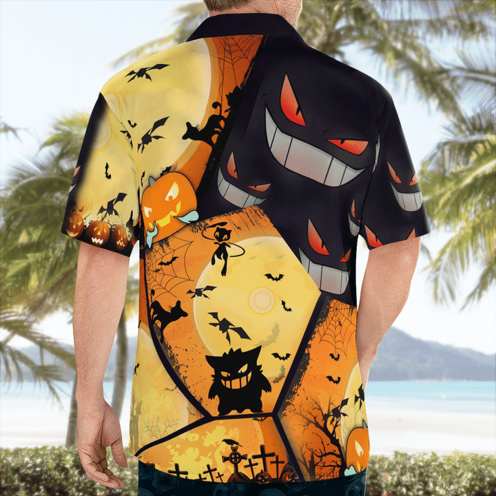 Pokemon Halloween Hawaiian shirt 3