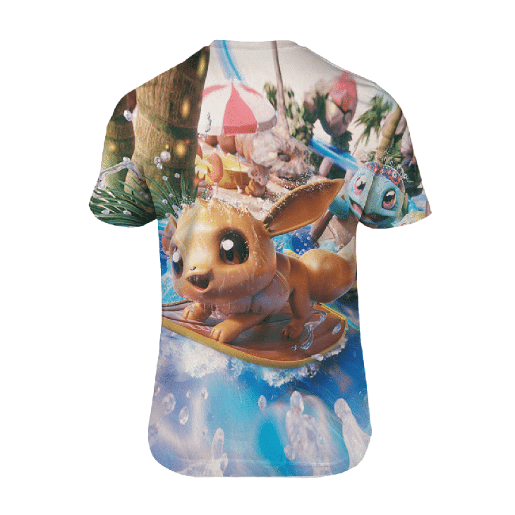 Pokemon Surfing 3D T Shirt1