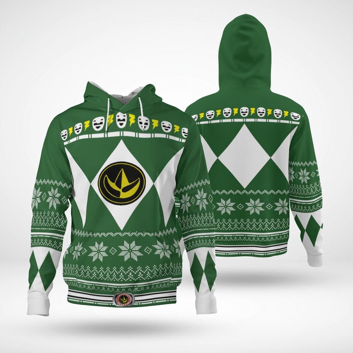 Power ranger green 3d all over print hoodie – LIMITED EDITION