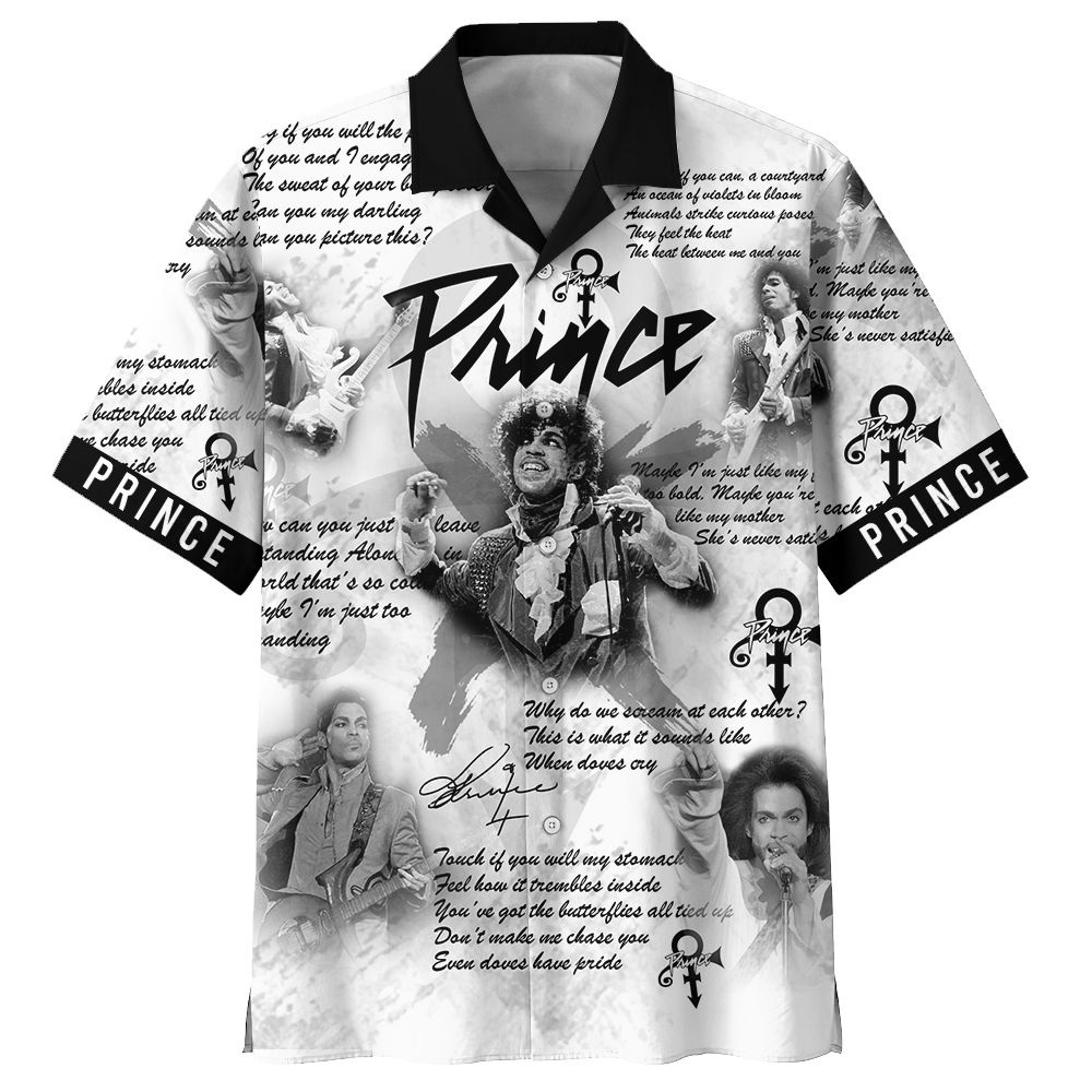 Prince musician hawaiian shirt - Picture 1