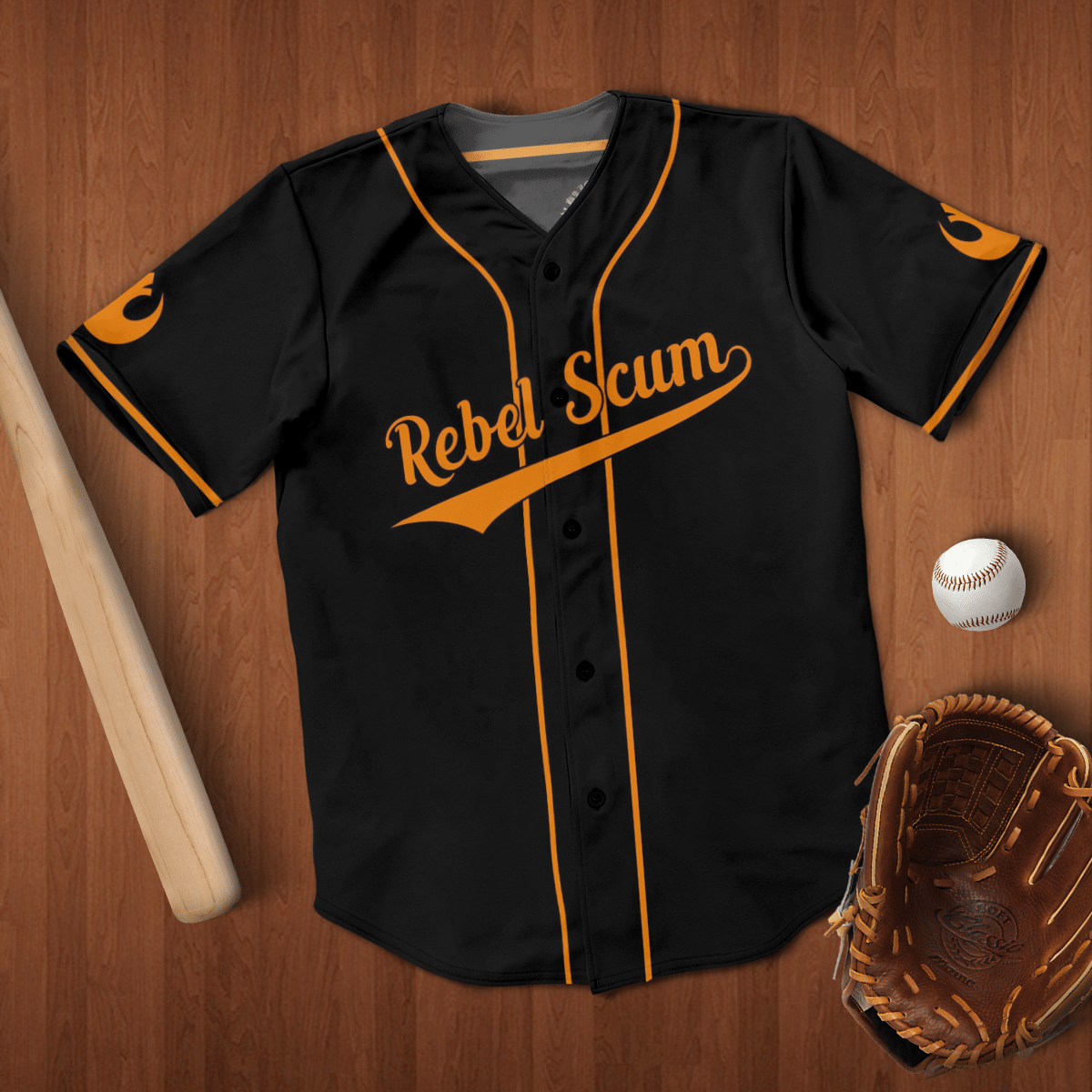 Rebel Scrum baseball shirt 3
