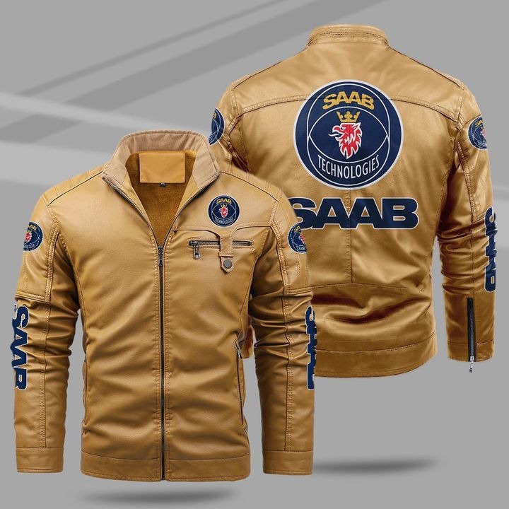 Sasab Automobile Fleece Leather Jacket 1