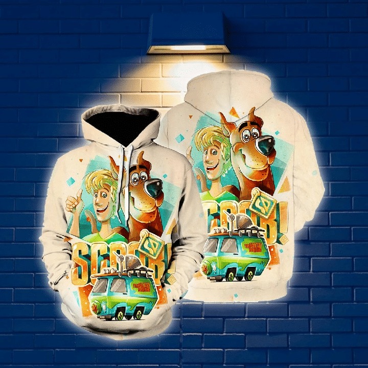 Scoopy-doo 3d all over print hoodie 1