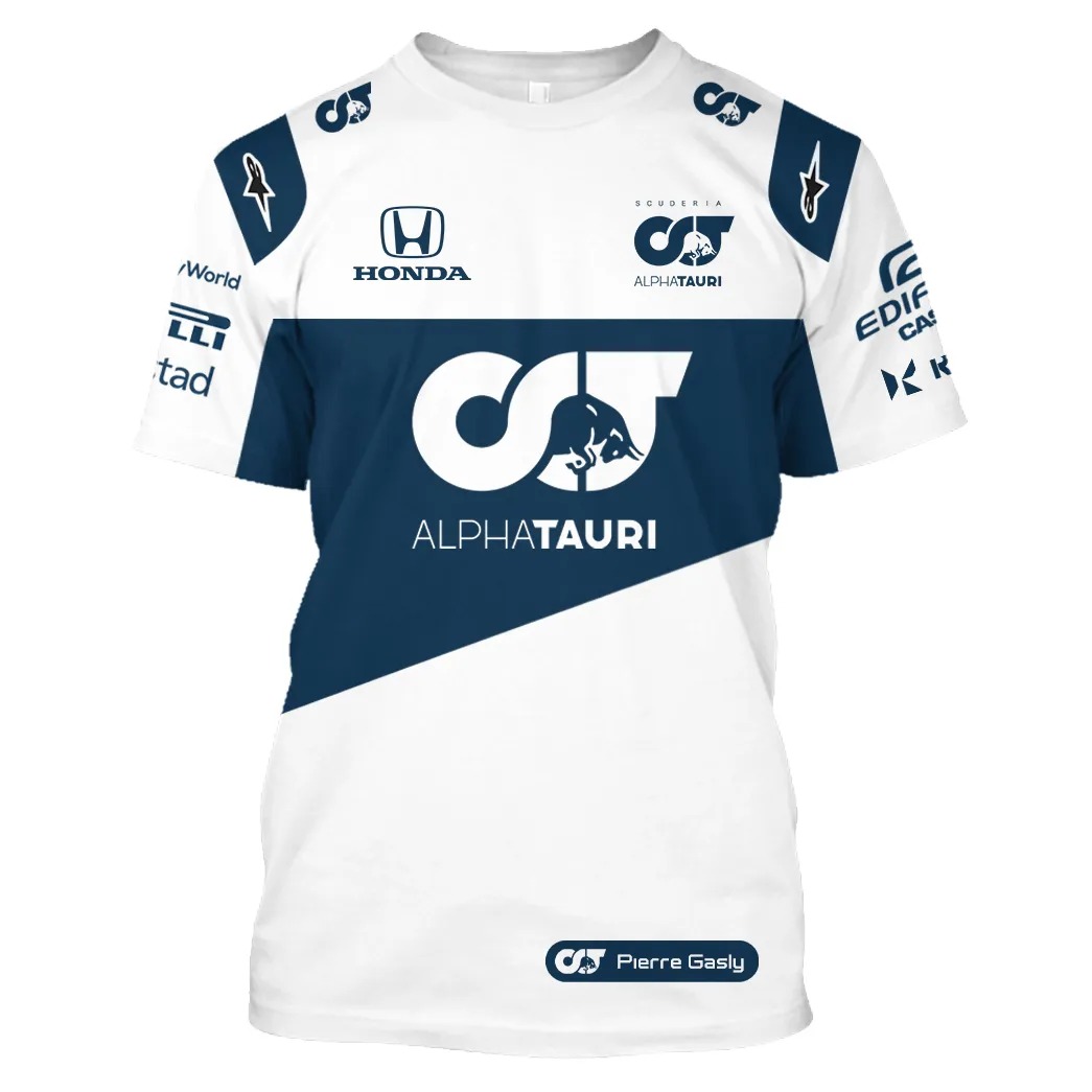 Scuderia Alphatauri F1 Racing Team 3D All Over Print Shirt 4