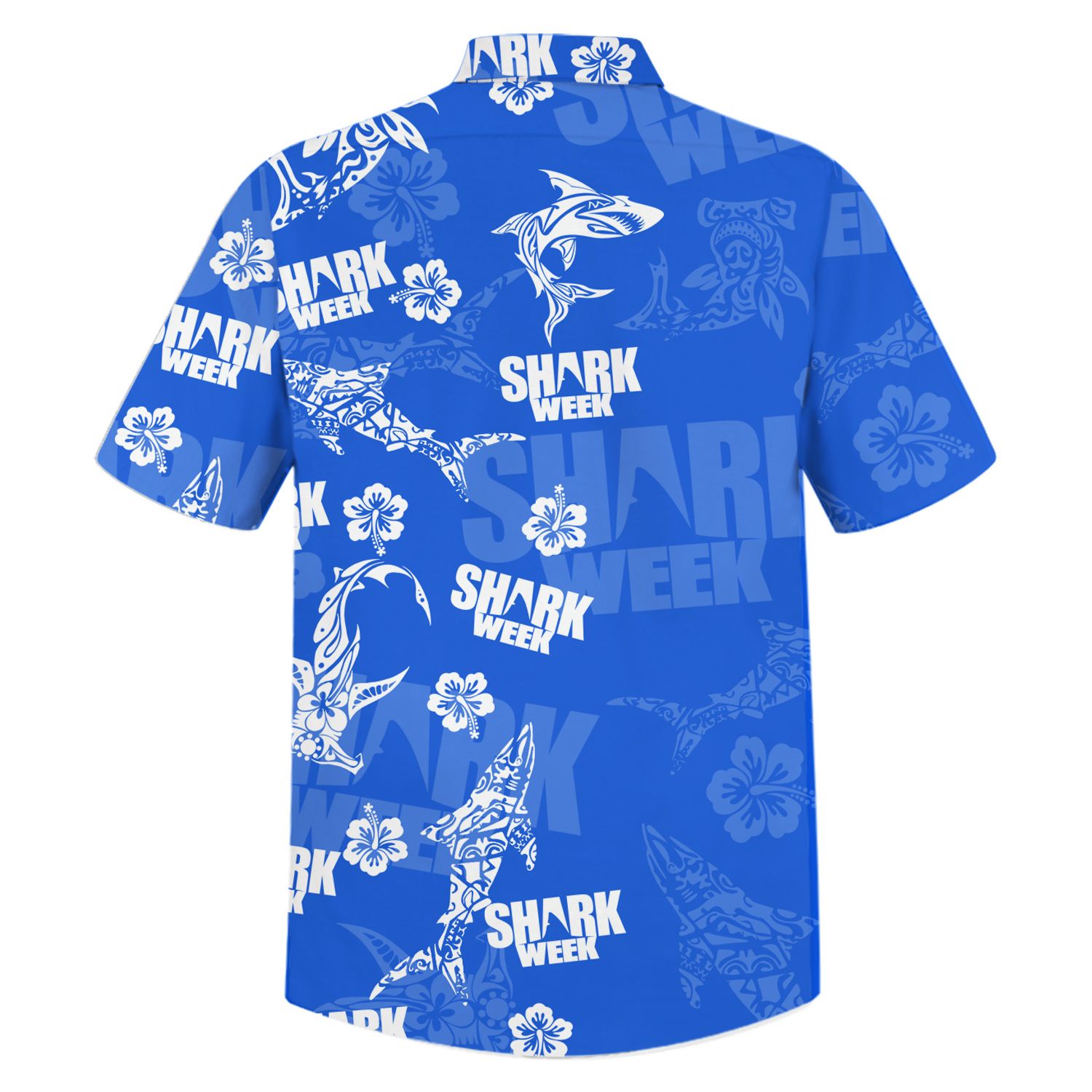 Shark Week hawaiian shirt - Picture 2