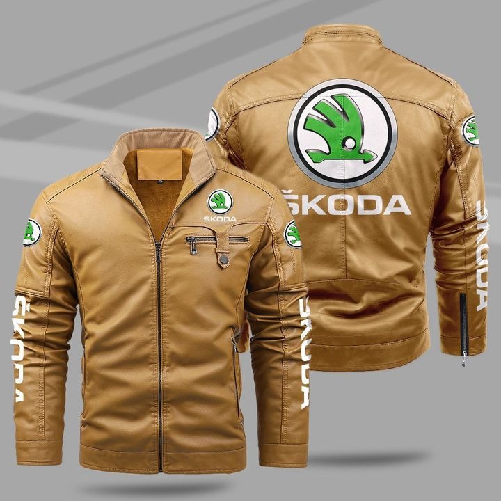 Skoda Fleece Leather Jacket 1