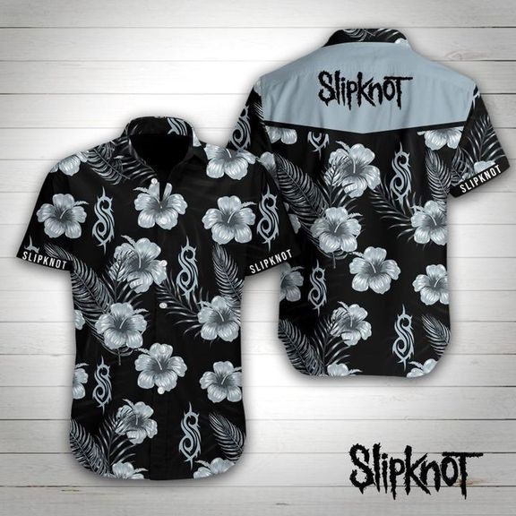 Slipknot logo hawaiian shirt
