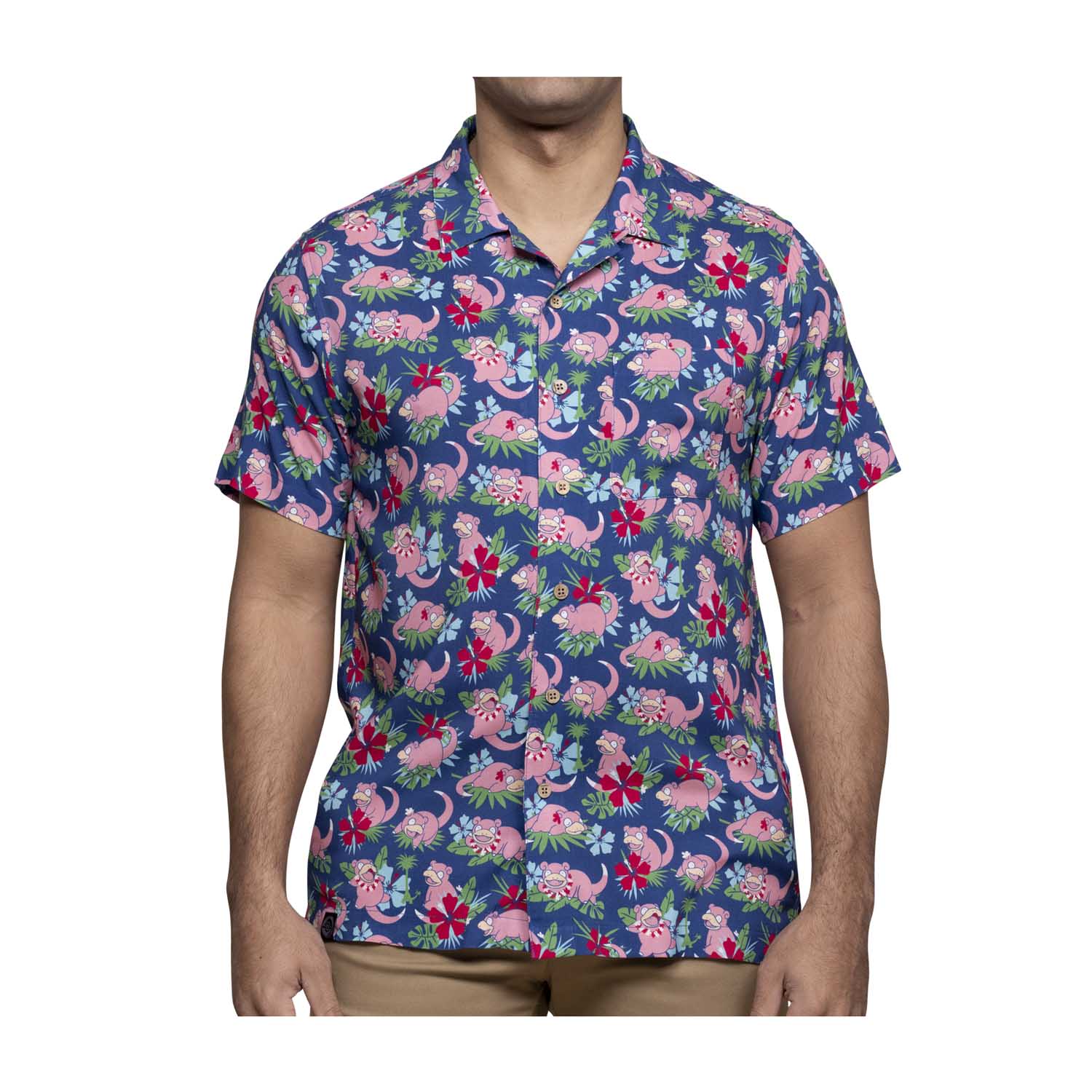 Slowpoke Pokémon Tropical Hawaiian Shirt